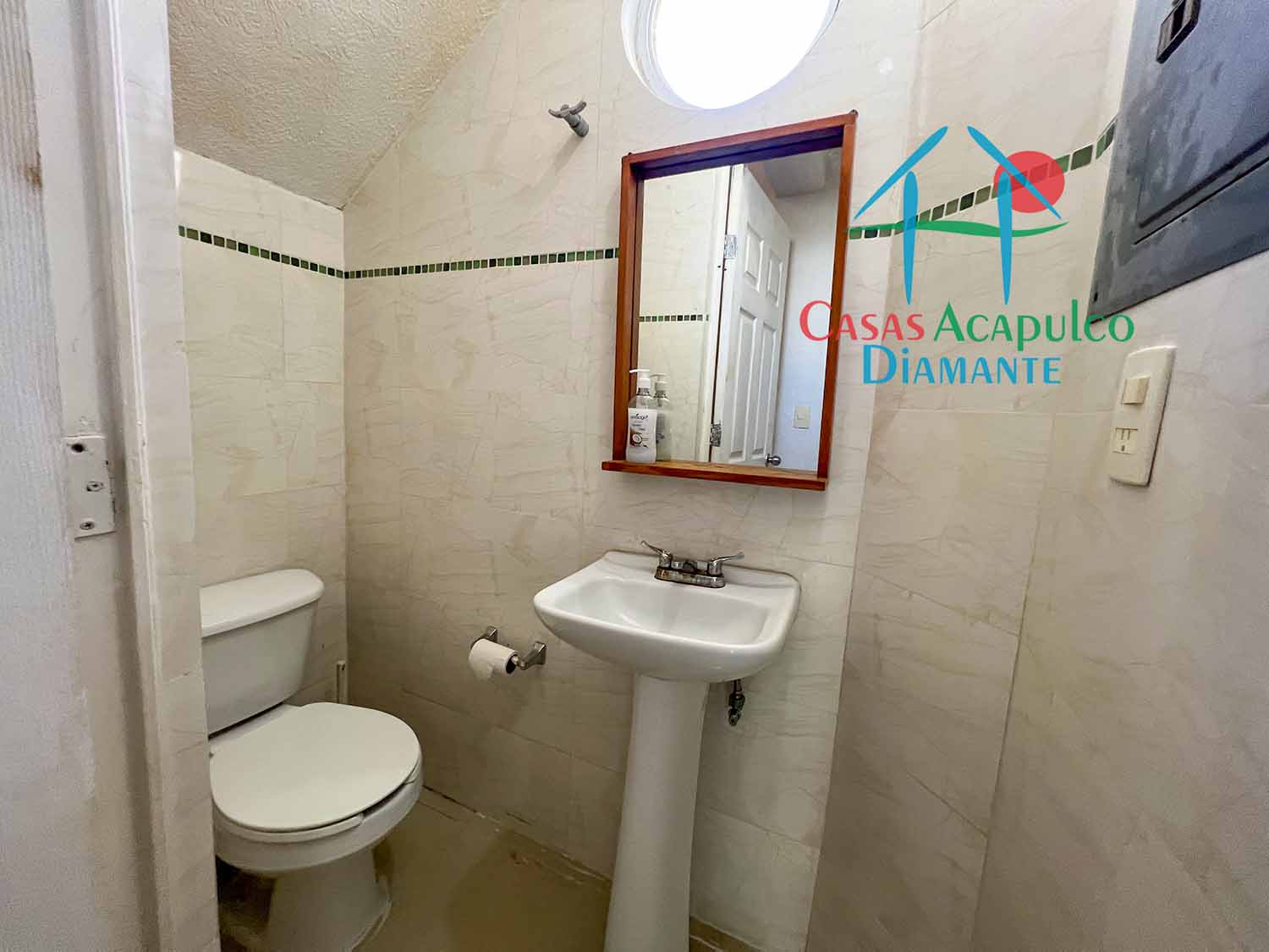 Puente del Mar Crystal 1 Casa 23 - Baño de visitas 1